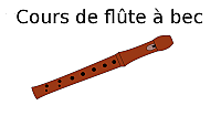 Cours de flûte à bec