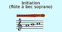 Cours de flûte à bec, initiation