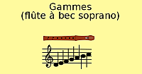 Gammes à la flûte à bec