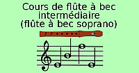 Cours de flûte à bec, intermédiaire