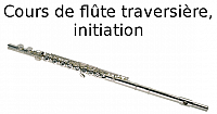 Cours de flûte traversière, initiation