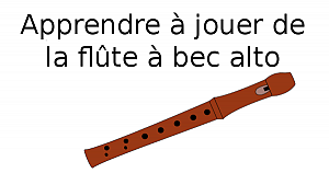 Flûte à bec alto