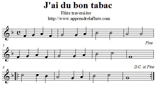 J'ai du bon tabac à la guitare classique