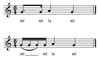 joyeux anniversaire à la flûte à bec, notions de solfège 2