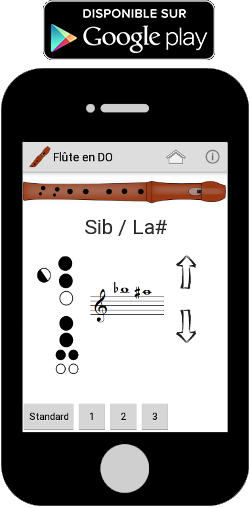 Application doigtés flûte à bec